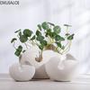 Керамическая ваза в скандинавском стиле креативная скандинавская современная белая цветочная композиция из яичной скорлупы ремесла декор для дома аксессуары подарок
