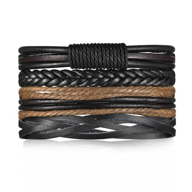 Vnox мужской кожаный браслет, браслет-подвеска в виде компаса с изображением листьев дерева жизни для мальчиков, черный винтажный панк-праздничный браслет из искусственной кожи в подарок