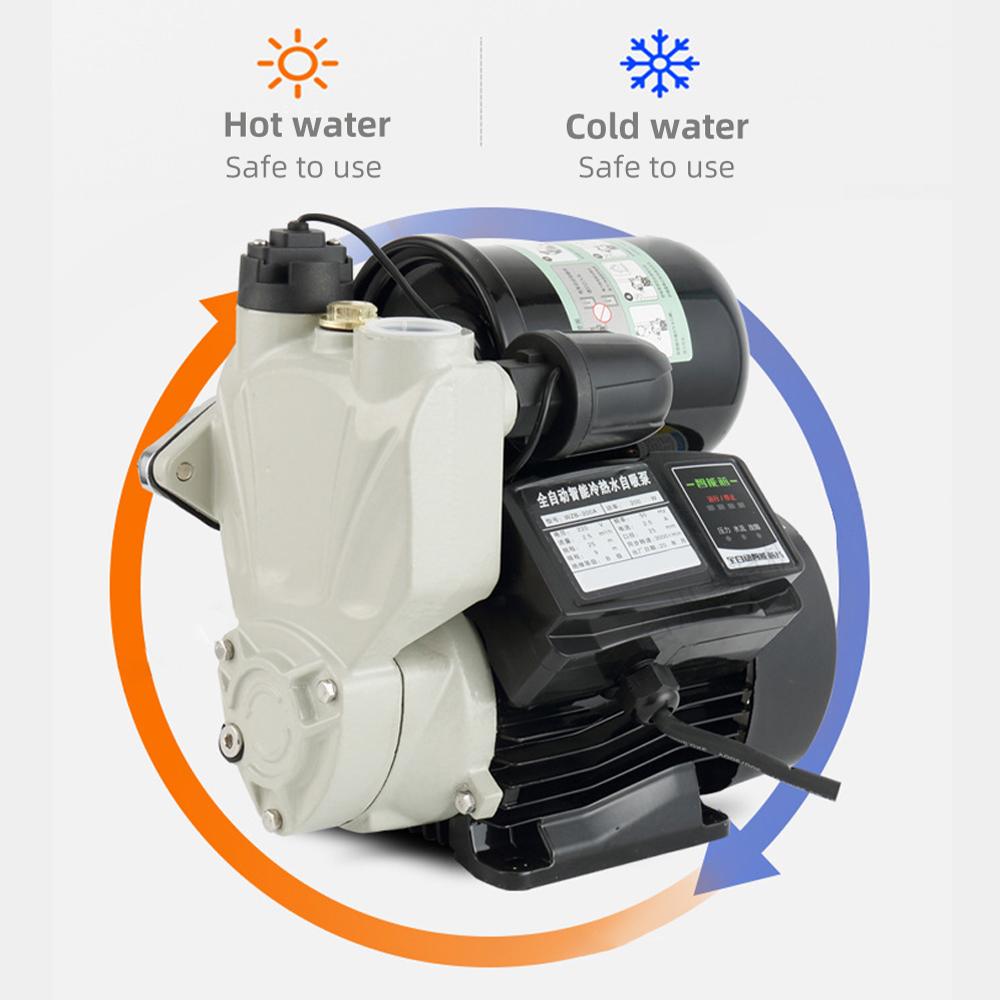 220V Intelligent Pump Automatic Self-priming Pump 800W Booster Pump Solar Water Heater Pressurized Pump Water Well Suction Pump
