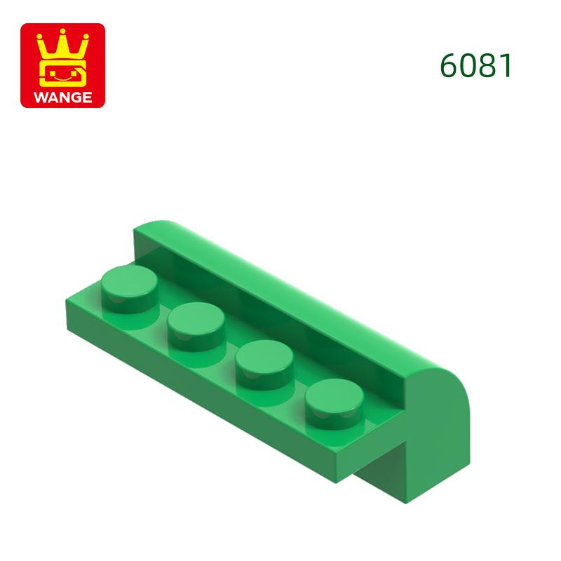 44Pcs/lot 6081Corner 4Hole Slope Curved 2x4x1 1/3 featuring Top Block Moc Colour Accessories Works With featuring Brick Kids Toy