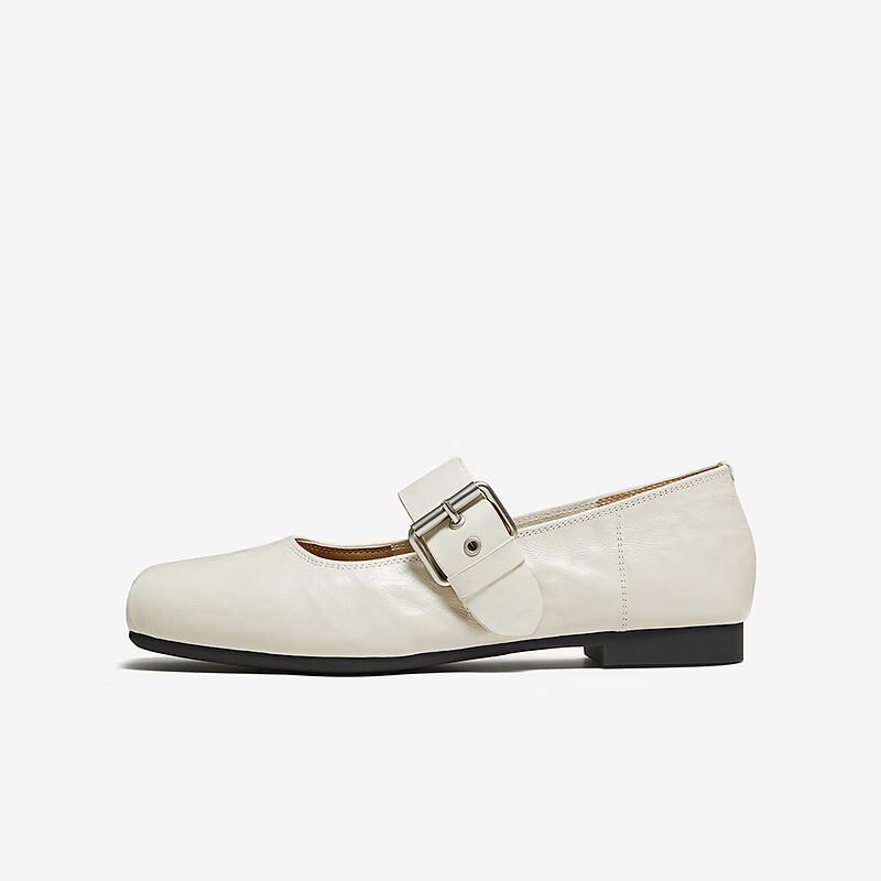 BASTO Lambskin Mary Jane Shoes Women's Small Leather Shoes