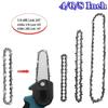 Chainsaw Chain 4 Inch 6Inch 8Inch 1/4" .043" 28/37/45/48 DL Semi Chisel Electric Chain Saw Part Power Tool Accessory Replacement