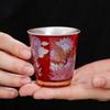 Chaxun Handmade Enamel Ceramic Gongfu Teacup