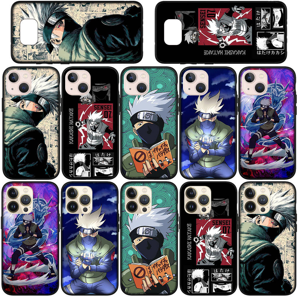 Phone Case for iPhone 17 15 16 Plus Xiaomi Poco X7 X6 F8 F7 C85 C75 C71 Redmi Note 14 12 11 13 Pro Max A4 14C 13C 15C Kakashi Hatake Silicone Narutos