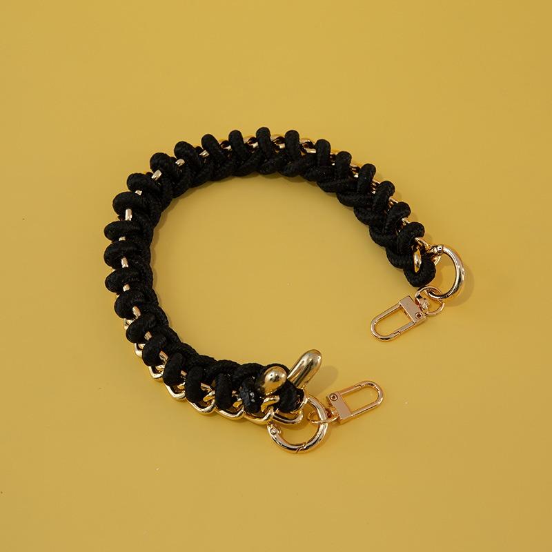 Сделай сам Женская Сумка Плетеные Ремни для Сумки Ручной Работы Веревочный Плетеный Дизайн Короткий Ремешок для Сумки Длиной 40 см Легко Сочетающийся Цепочка Ремень для Наплечной Сумки