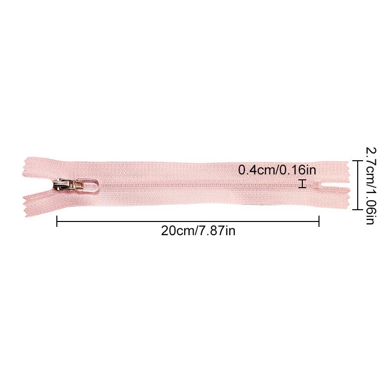 10 шт. молния аксессуары обратная молния спортивная одежда нейлон цветной закрытый хвост солнцезащитная одежда 3# сменные прозрачные головки молнии костюм