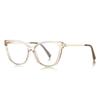 Anti Blue Light Cat Eye Transparent Green Reading Glasses Women  Spring Hinge Hyperopia Eyeglasses Fashion Computer Eyewear