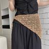Multi-functional Tassel Knitted Triangle Scarf Bohemian Crochet Headscarf Fart Curtain  Summer