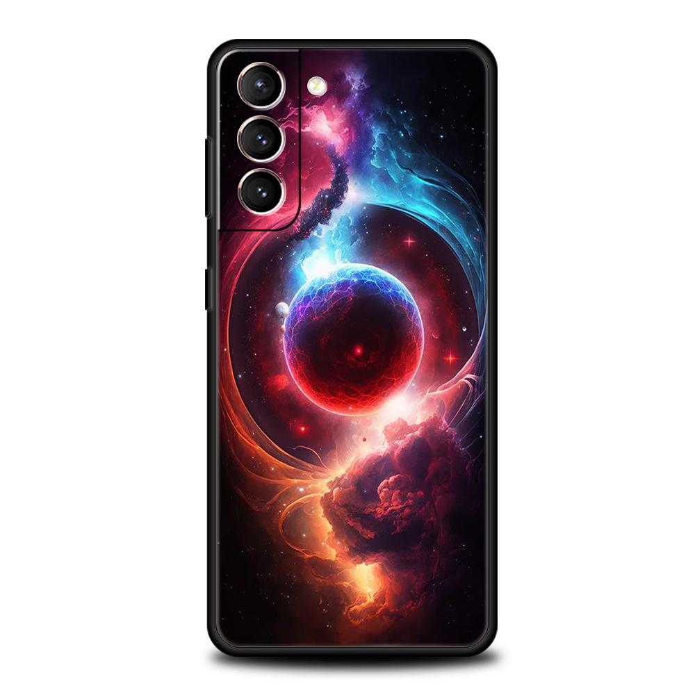 Красивый чехол Планета Звезды для Samsung Galaxy S24 S23 S22 S20 S21 FE Ultra S24 S23 S10 S10E S9 S8 Plus 5G Силиконовый чехол для телефона