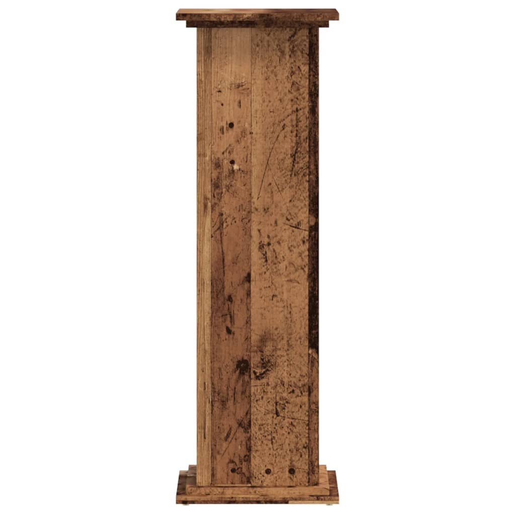 Plant Stand Vintage Wood Look 33 x 33 x 100 cm Engineered Wood