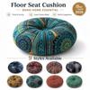Thickened Tatami Seat Cushion Washable Bohemian Round Cushion Yoga Meditation Mat for Bedroom