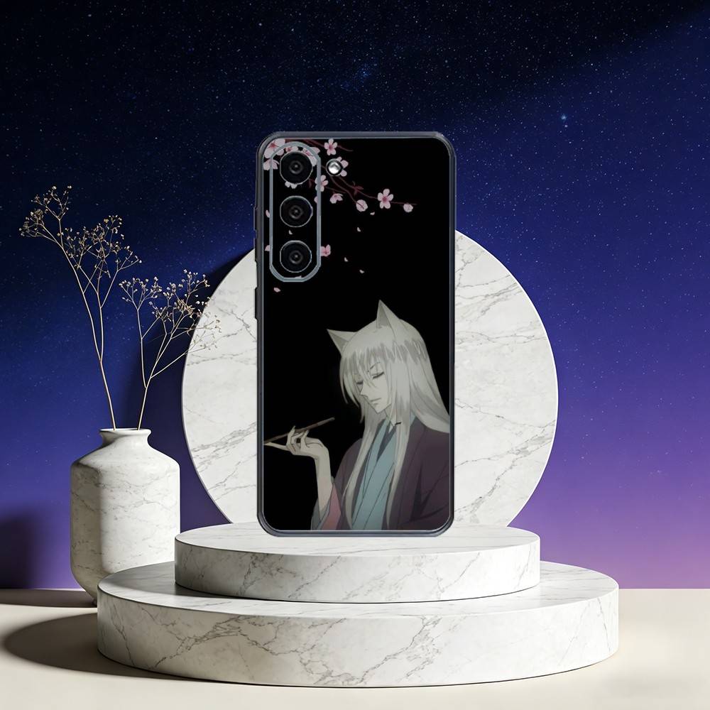 Чехол для телефона с рисунком Томоэ и Камисама из аниме Для Samsung Galaxy A73, A72, A71, A70, A53, A52, A51, Другие Мягкий черный чехол