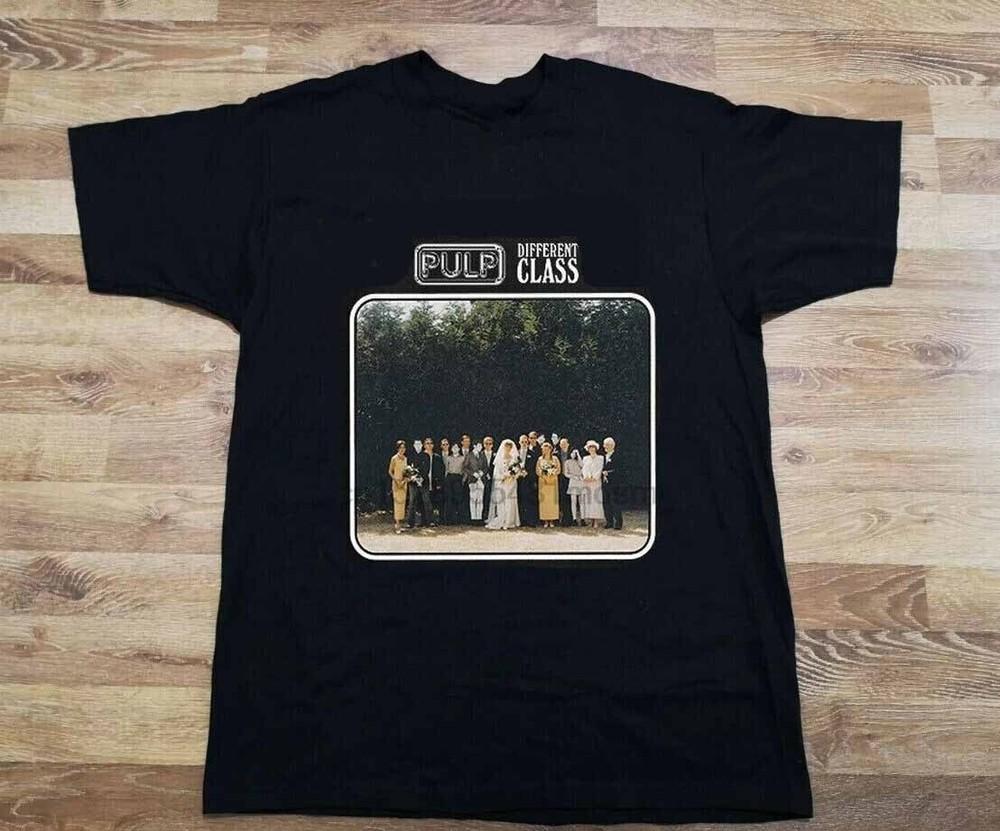 Retro Different Class Pulp Band Shirt Black Unisex Short Sleeve S-5XL ND787 Unisex T-Shirt