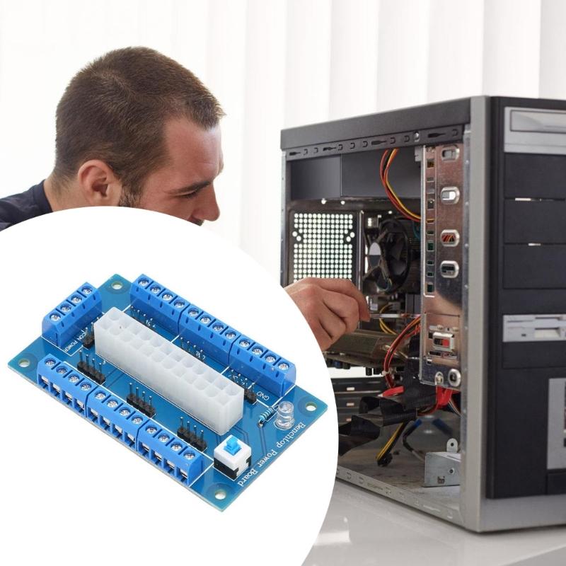 24/20pin   Power Supply Breakouts Board Module  Power Adapter Board Module Terminals Block Breakouts Module