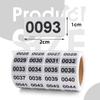 Black Number Stickers Self-Adhesive Consecutive Number Stickers 1-2000 Inventory Tags  Office