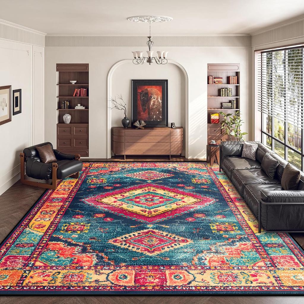 Persia Luxury Rug Carpets for Home Living Room Bohemian Carpet Bedroom Retro Large Area Rugs Home Decoration Entrance Door Mat