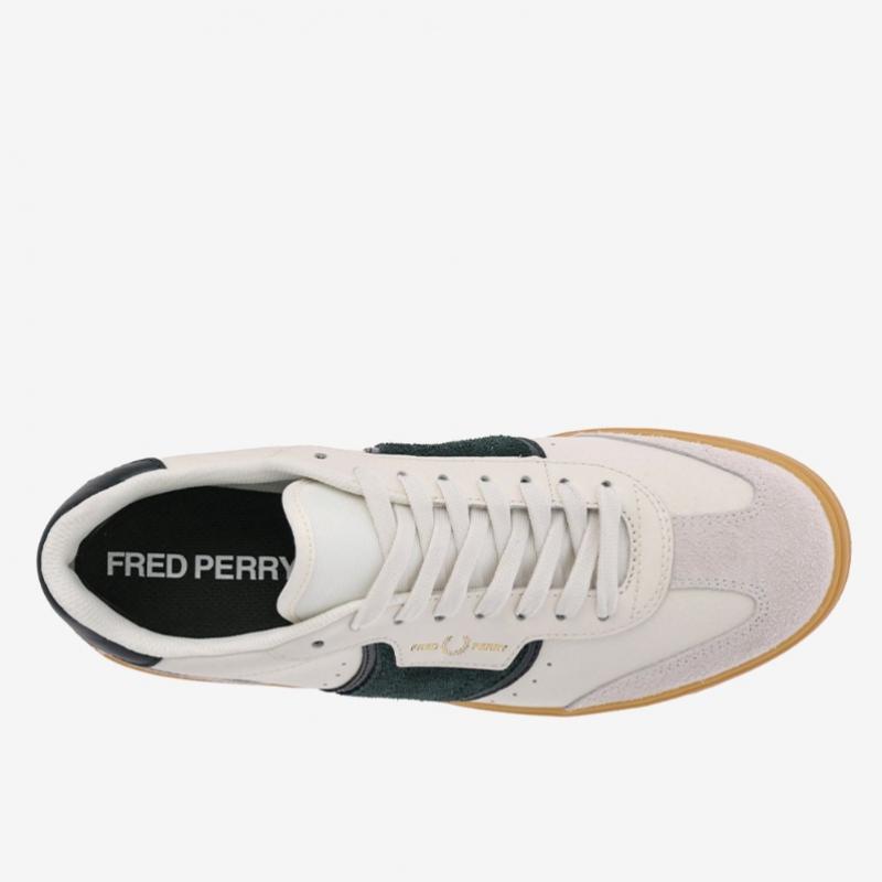 Fred Perry B4 Текстурированные замшевые кроссовки Sfpm2612323