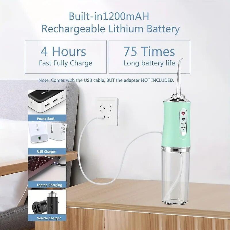 Wireless Oral Water Portable And Rechargeable Home Vies Irrigator, Daily Dental Care, Ideal Gift