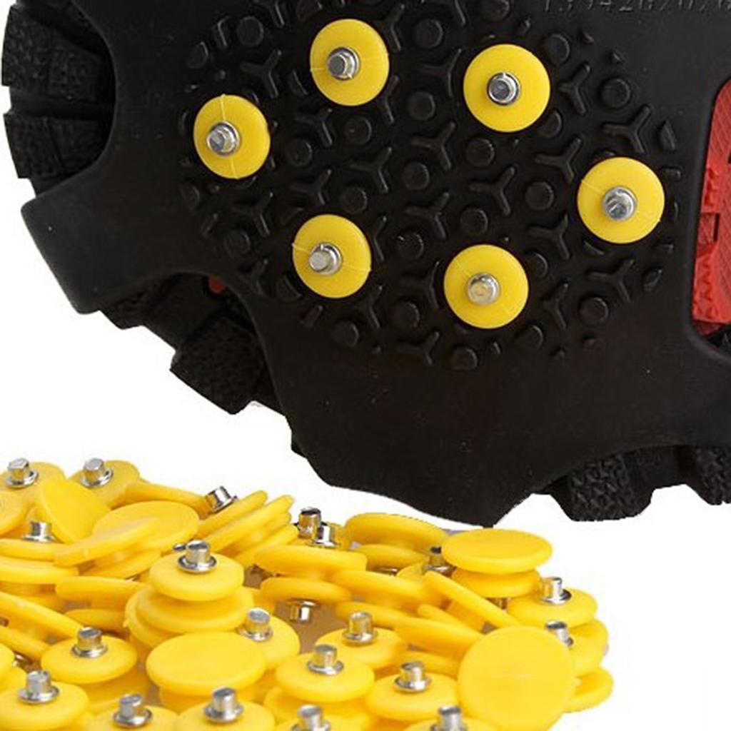 Ice Snow Traction Cleats Mountaineering Climbing Crampons Hiking Spikes