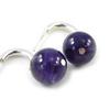 [H2504] - Amethyst 'Mineralia' Silver Earrings