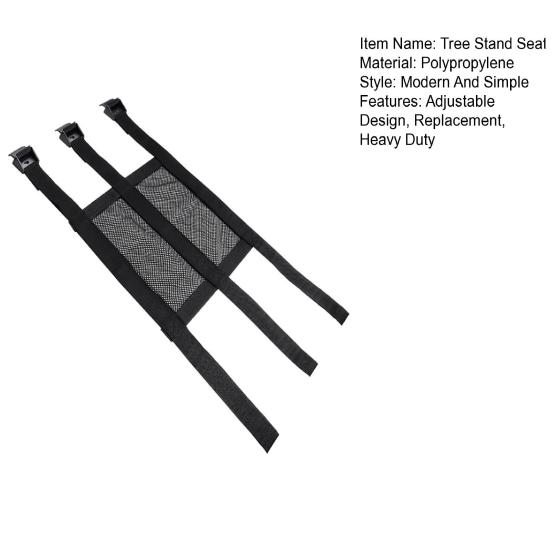Сиденье для уличного использования на дереве с регулируемым ремнем, универсальное, дышащее, прочное, для кемпинга, охоты