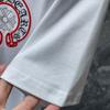 8241 CHROME HEARTS Лето 2026 Новая Высококачественная Хлопковая Круглый Вырез Свободная Большого Размера Мужская и Женская Футболка Футболка для Пары