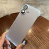 Ультратонкий матовый чехол для iPhone 16 15 14 13 Pro Max, защитное стекло для камеры, без рамки, чехол для ПК