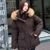 Tooling pie overcomes down cotton-padded clothes for women's winter new cotton-padded jackets, large fur collar thickened loose short