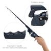 Telescopic Fishing Rod Reel Combo, Portable Casting Lure Tackle, Foldable Ergonomic Grip for Travel Fishing
