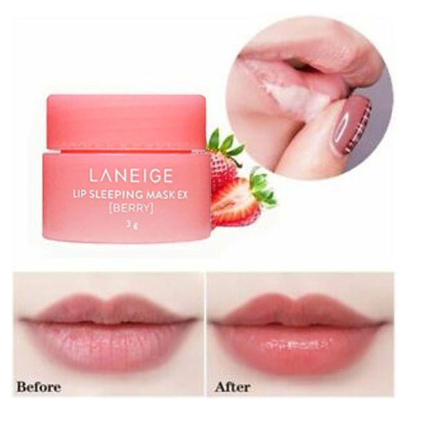 LANEIGE Lip Sleeping Mask EX Berry 3g/0.10oz. travel size ORIGINAL STORE