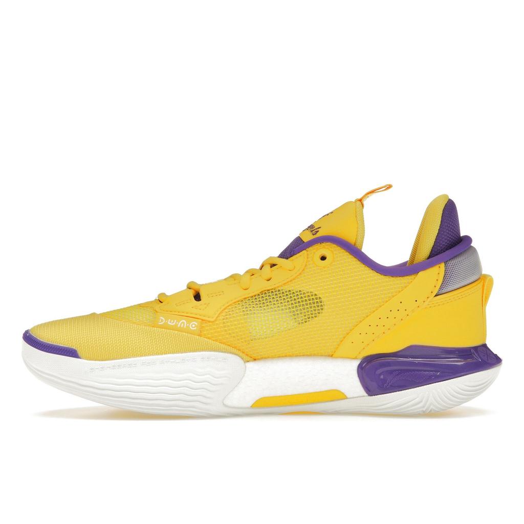 Li-Ning Мужские кроссовки Wade All City 12 City of Angels желтый фиолетовый ABAU015-7