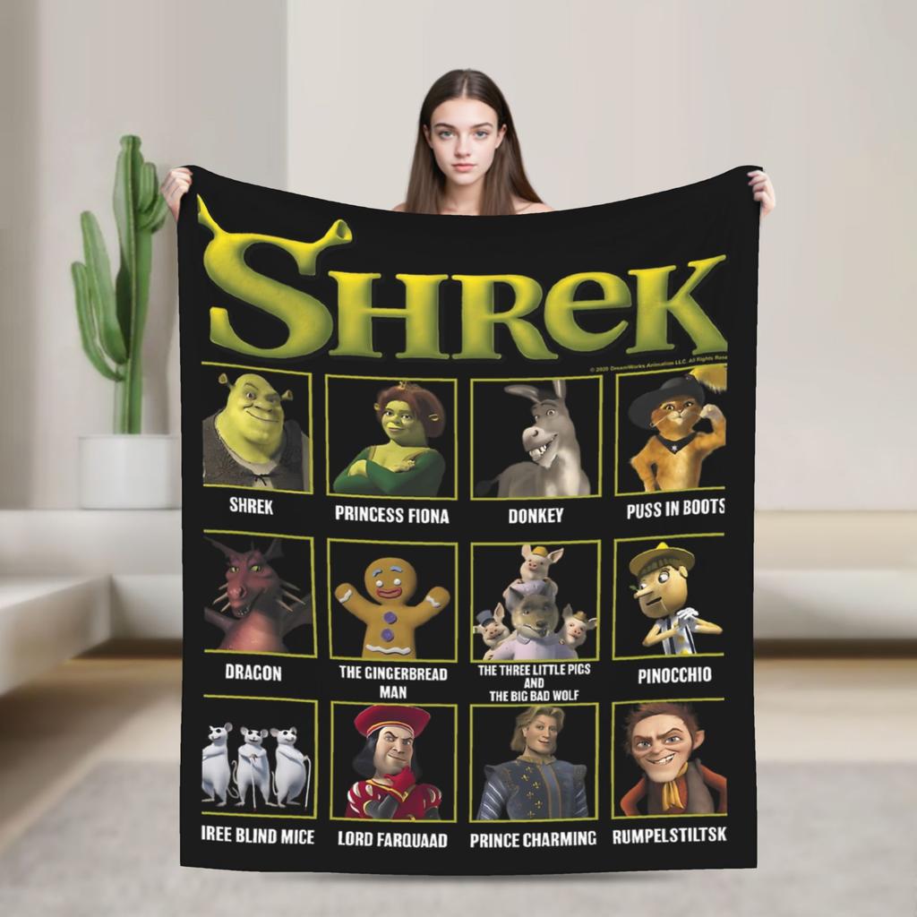 Father Farquaad Shreks Blankets Coral Fleece Plush Autumn Multifunction Soft Throw Blanket for Home Couch Plush Thin Quilt