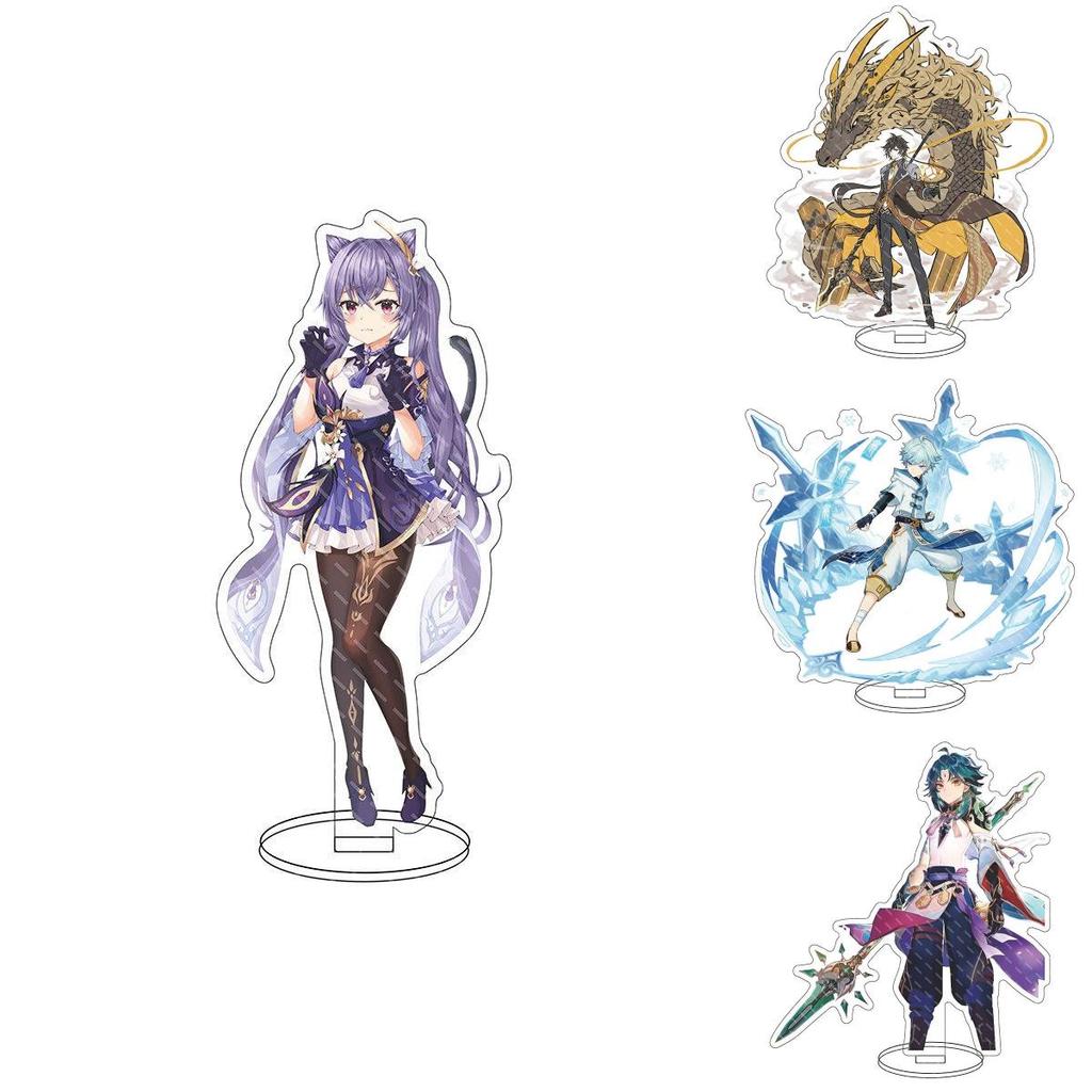 Изысканная акриловая подставка для фигурки Genshin Impact Барбатос Кэ Цин Барбара для демонстрации и декора