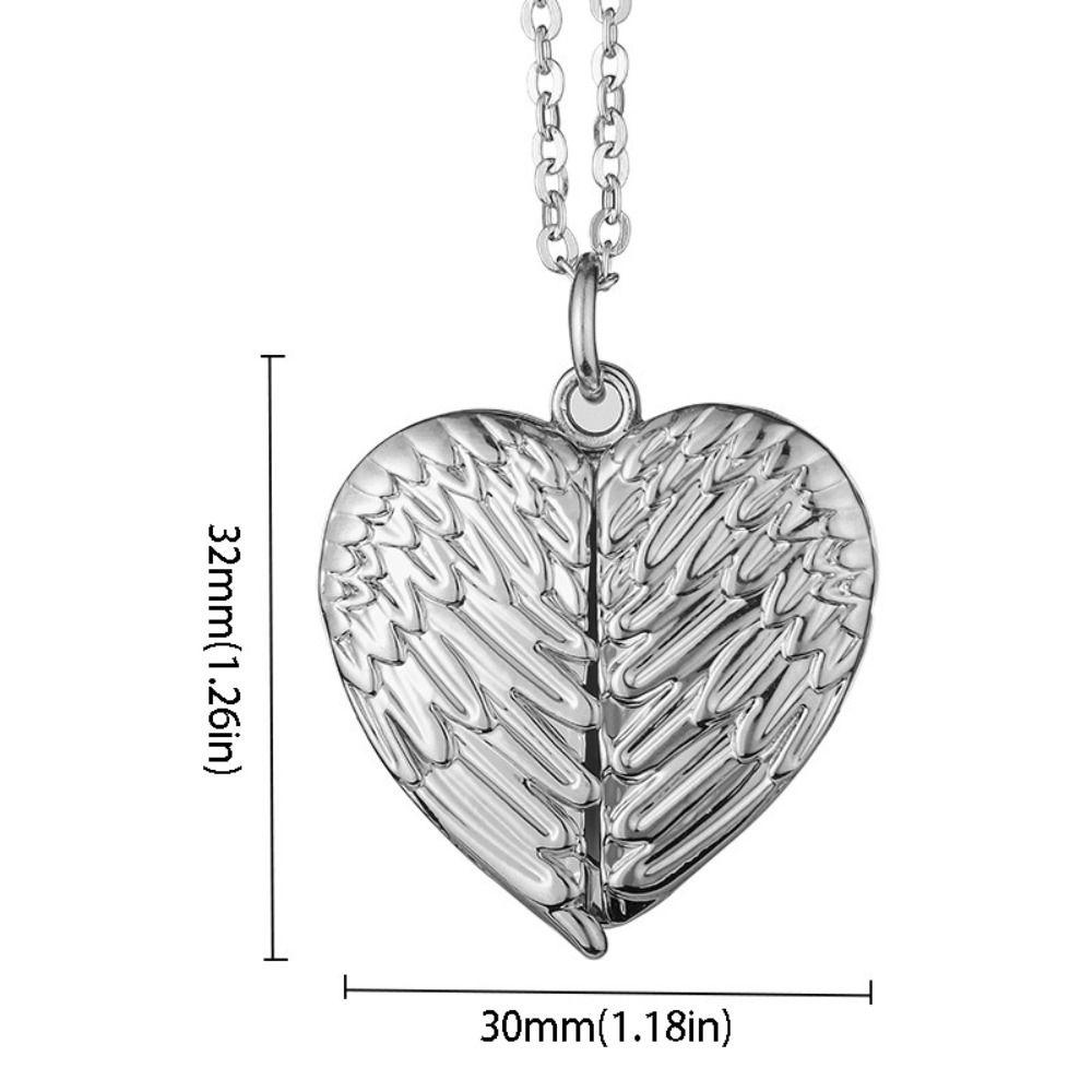 Sublimation Blank Angel Wing Pendant Timeless Elegance Wing Engraving Korean Style Jewelry Metal Material Gold Color