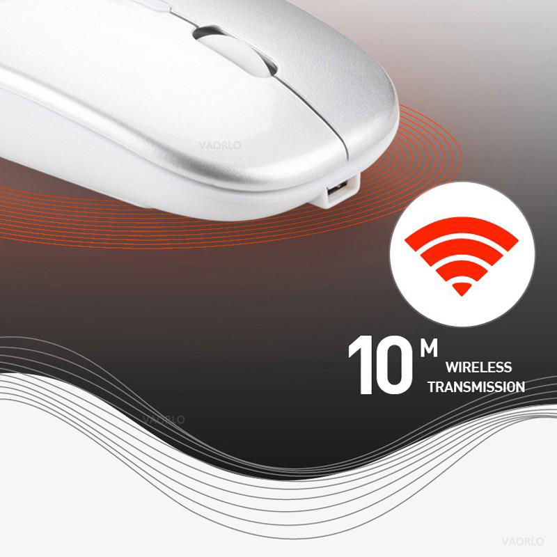 With Wireless Mouse Vaorlo Battery Portable Mini Mice For Computer Laptop Office Mini Cute Mouse