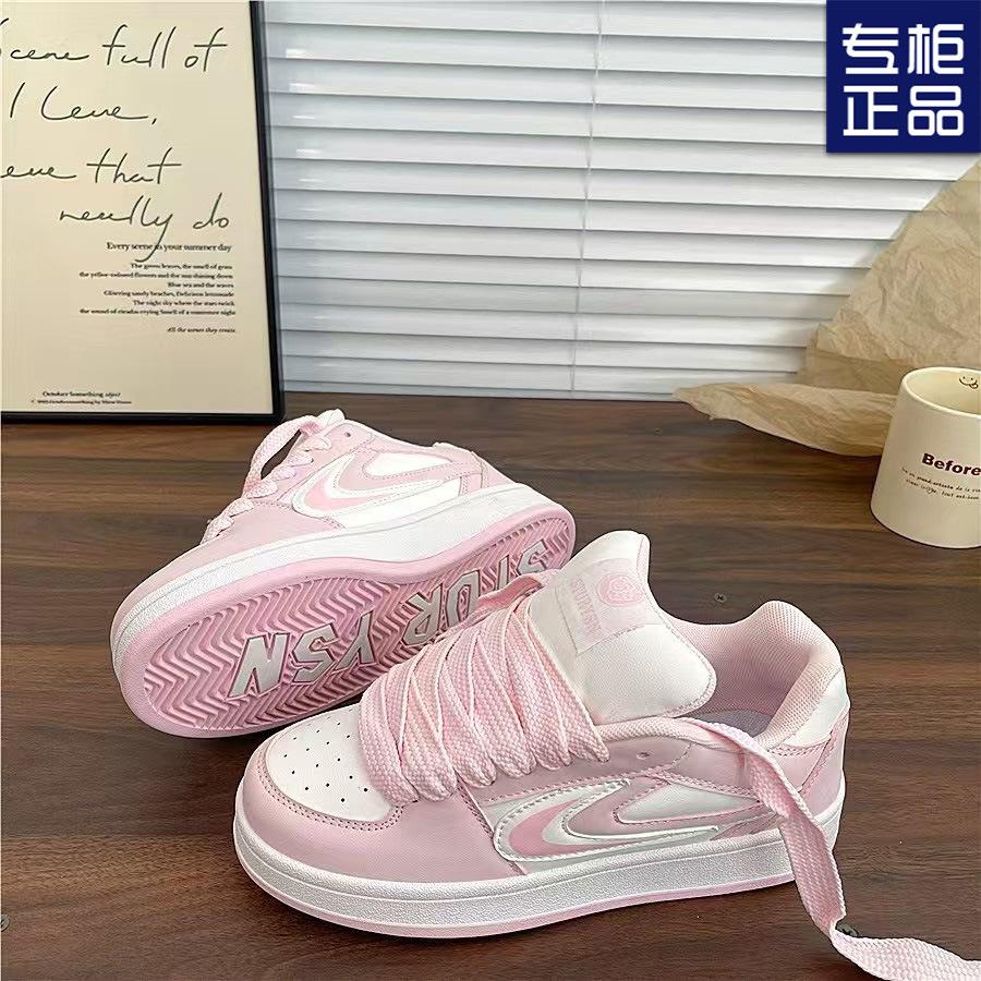 Модный тренд на платформе для кампуса 2025 года, весна, новые туфли для досок, повседневные, универсальные, нишевые, для студентов, белые туфли для детей