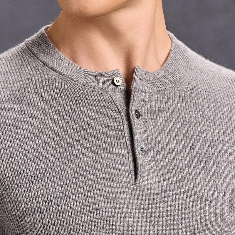 Мужской свитер хенли Antonio из 100% кашемира