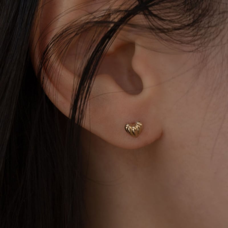 Youngglow 14k пирсинг в форме тыквенного сердца