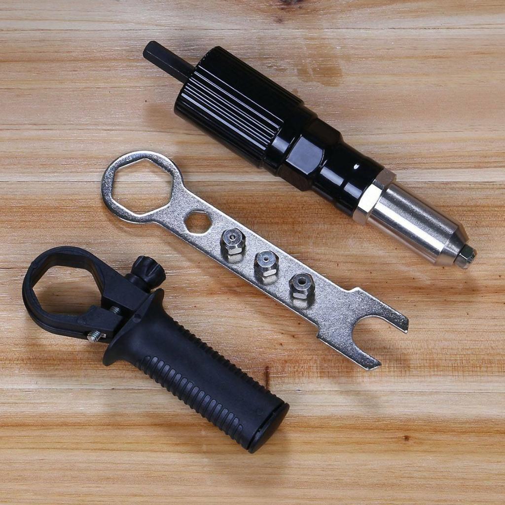 Адаптер с заклепкой и гайкой для аккумуляторной дрели, электрический клепальный инструмент для вставки заклепки