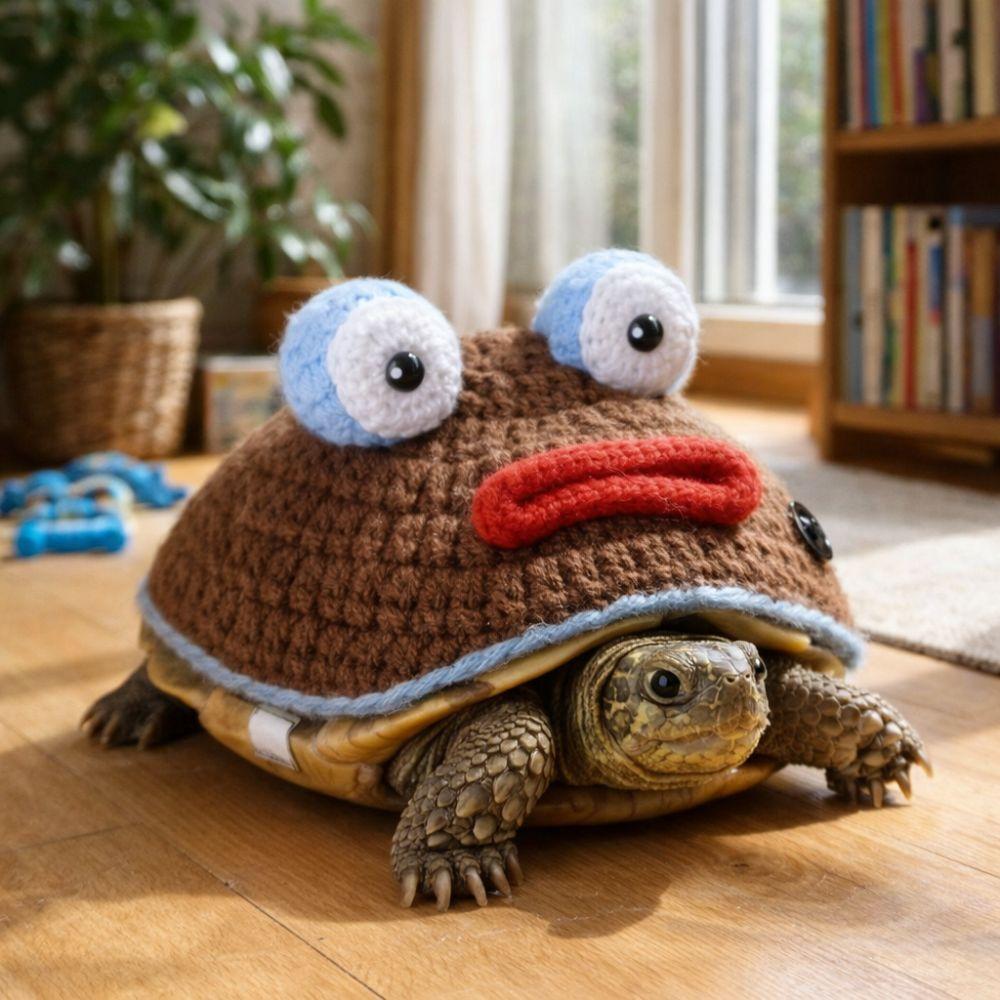 Warm Pet Tortoise Clothes Adjustable Strap Reptiles Pet Clothing Turtle Costume Pet Costume Party