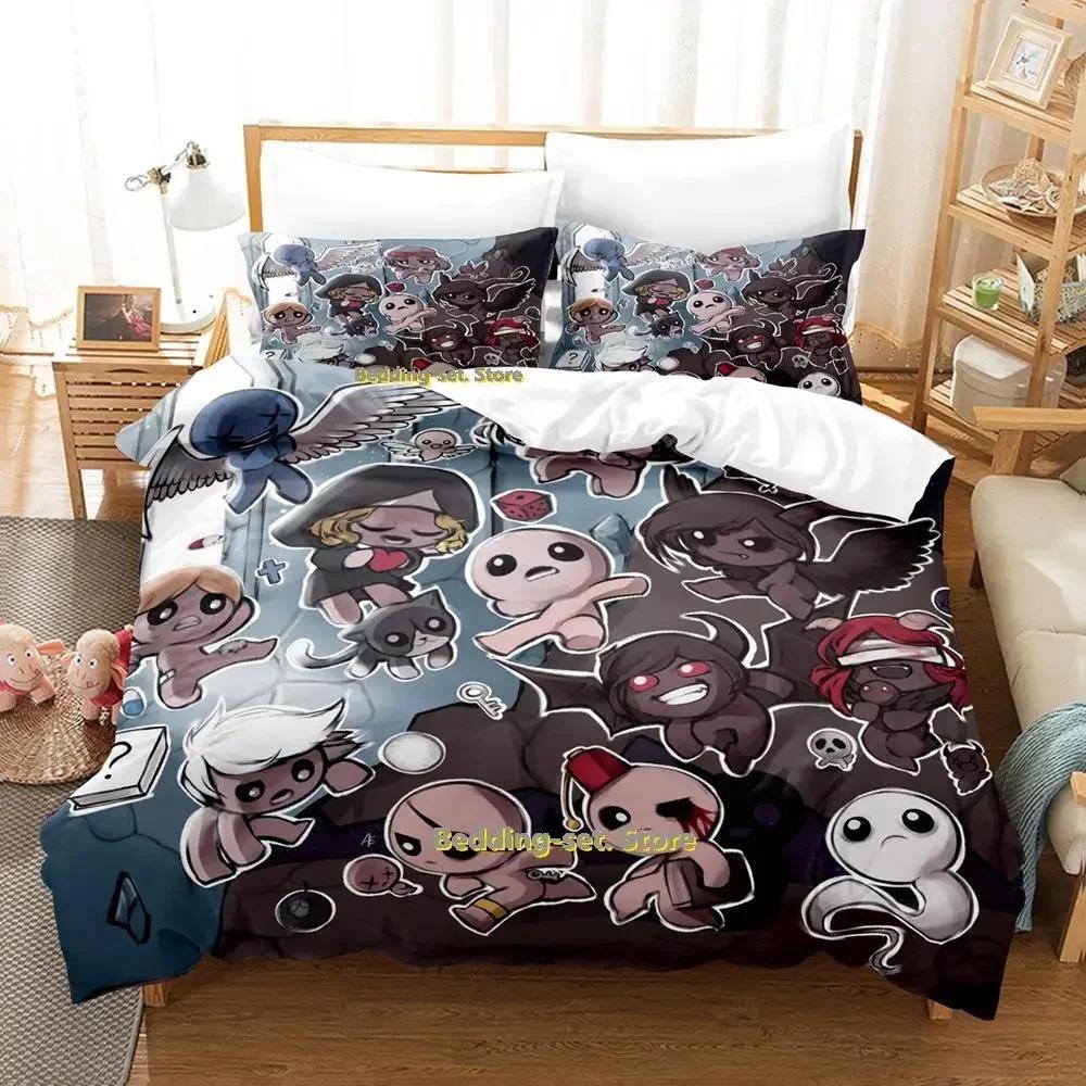 3D-печать игры The Binding of Isaac Постельное белье комплект односпальная двуспальная кровать двуспальная кровать для взрослых и детей спальня пододеяльники комплекты