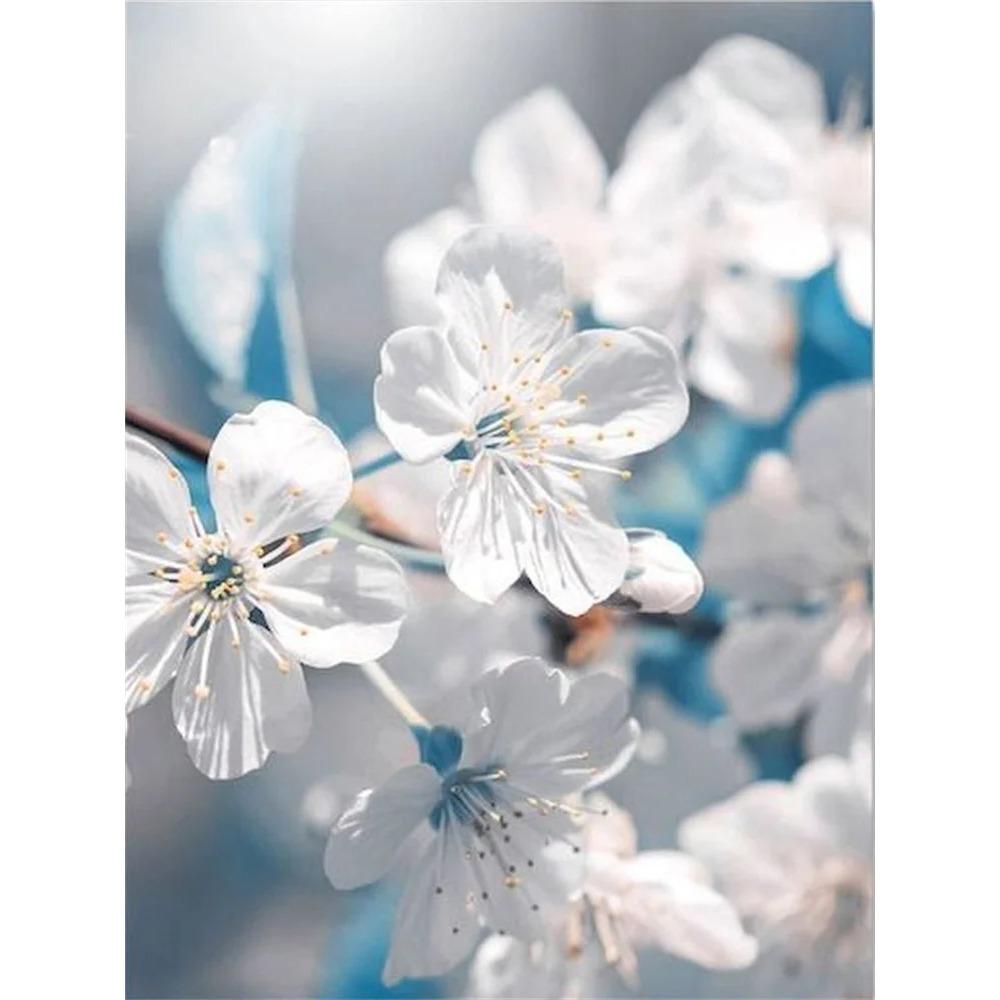 Алмазная картина, полная дрель, белый волк, цветок, животное, алмазная живопись, ручная работа, пейзаж, сделай сам, алмазная мозаика, картина, украшение дома