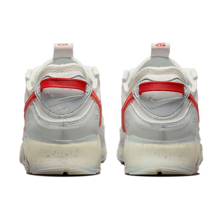 Nike Мужские кроссовки Air Max Terrascape 90 Белый Красно-коричневый Summit-White Pure-Platinum Wolf-Grey DQ3987-100