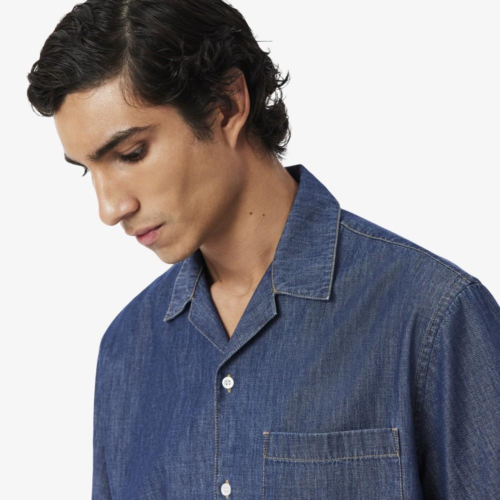 [Lacoste] Men's White Stitch Pullover Shirt CH1869-56GMK9
