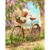 DIY 5D Diamond Painting Flower Bicycle Diamond Embroidery Cross Stitch Full Round Mosaic Rhinestones