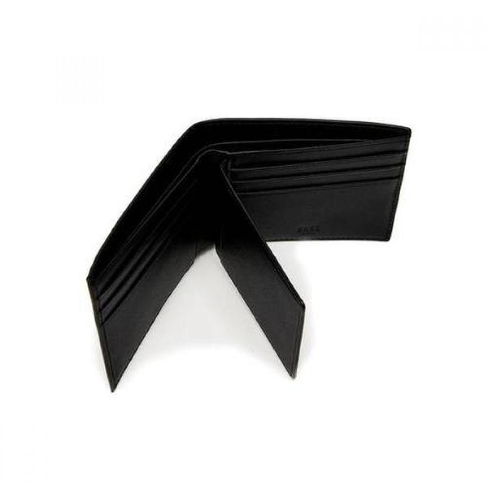 Daks Black Leather Dd Logo Wallet Modern Classic Dbwa2f833bk