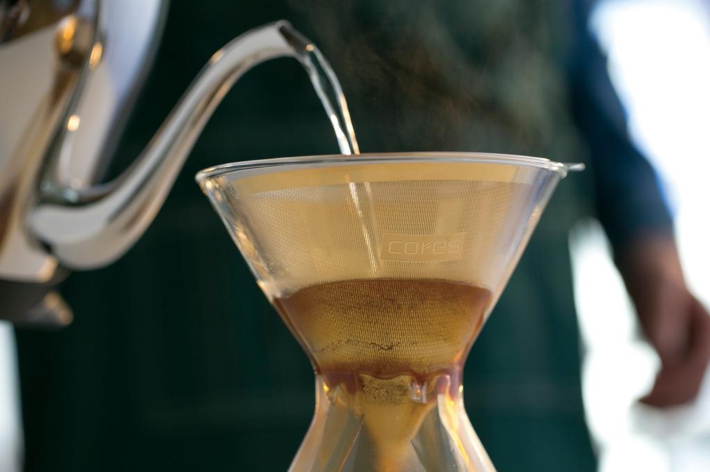 Кофеварка KORRES, Золотой Фильтр, Конус, Объем 8 Чашек, C270SS