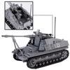 Military Miniature Soldier Rhinoceros Anti-Tank Artillery Weapon Building Block Small Particles Boy Toy
