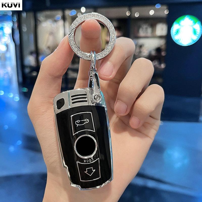 Чехол для ключей из ТПУ, брелок для BMW E60 E61 E70 E81 E87 E90 E91 E92 X1 X5 X3 1 3 5 6 Series Z4, защитные аксессуары для ключей