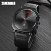 Skmei Новые модные кожаные часы мужские водонепроницаемые деловые кварцевые часы немеханические часы взрыв
